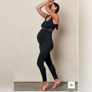 BLANQI 3 pairs of maternity and postpartum leggings in black